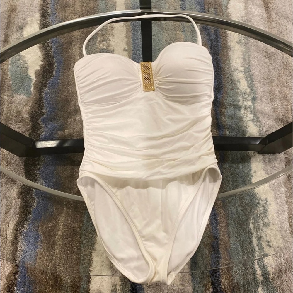 La Blanca White one piece swimsuit